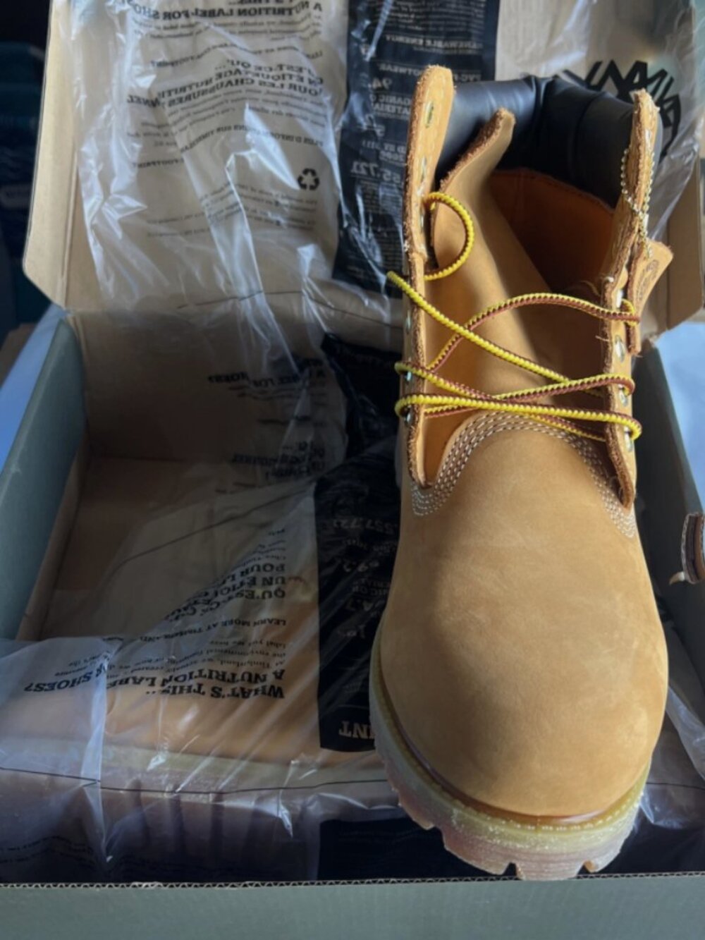 Men's Timberland Boots Wheat - Brand New w/ Box - Picture 2 of 4